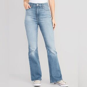 Blue Denim Flare Jeans